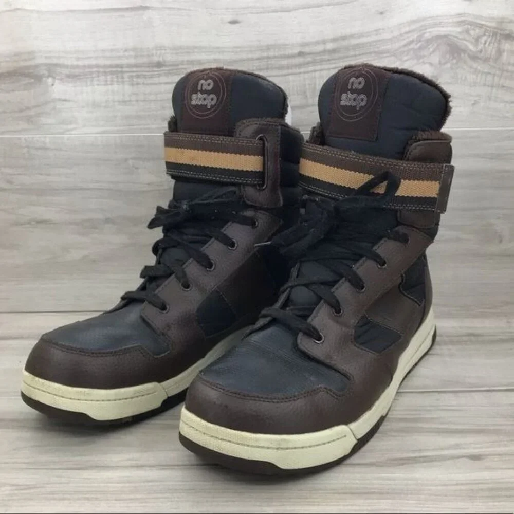 Tecnica Boots Men's 12.5 Brown Leather Sneaker Winter Snow